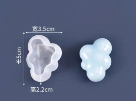 Molde silicona nube 3D grande